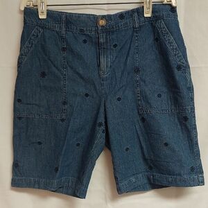 Ladys Blue Denim Shorts